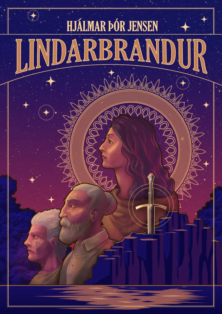 Bókarkápa Lindarbrandur eftir Hjálmar Þór Jensen